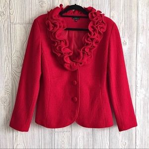 Vex Medium Red Blazer 100% Wool